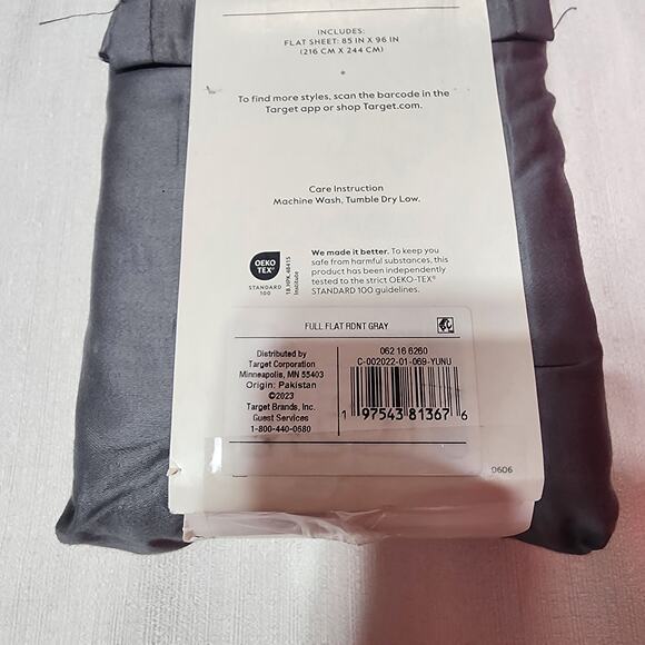 Threshold W85'' x L96'' performance flat sheets - Picture 5 of 9